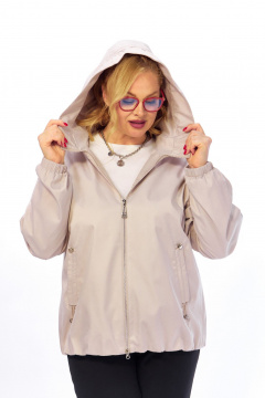 Куртка Shetti 2216 бежево-жемчужный - фото 5