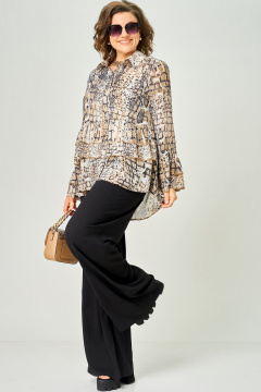 Блуза EVA GRANT 7221 принт_питон - фото 5