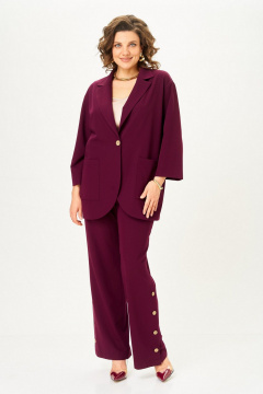 Брюки, жакет Svetlana-Style 2340 винный - фото 1