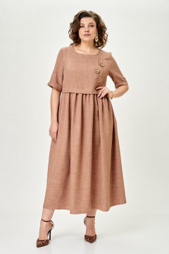 Платье Michel chic 2132/1 миндальный - фото 1