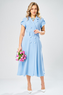 Платье Твой имидж 2368 небесно-голубой - фото 3
