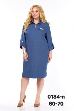 Платье СиБон 0184л джинс - фото 1