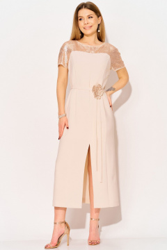 Платье Laikony L-114 пудра - фото 5