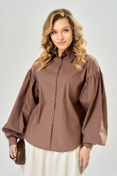 Блуза, юбка ARTELLA А-1022 шоколад+молочный - фото 5