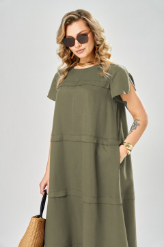 Платье ARTELLA А-1040 хаки - фото 3