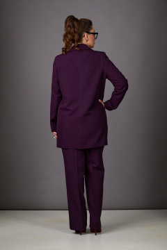 Брюки, жакет Rosheli 1187 баклажан - фото 3