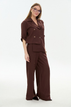 Брюки NikVa 977-6 шоколад - фото 4