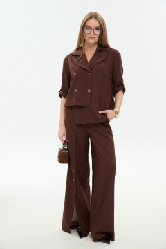 Брюки NikVa 977-6 шоколад - фото 2