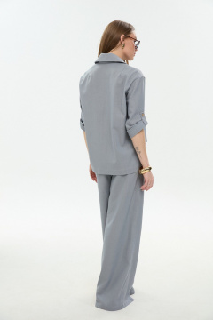 Брюки, жакет NikVa 979-7 серый - фото 3