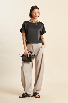 Брюки Rivoli 5262 серо-розовый - фото 1