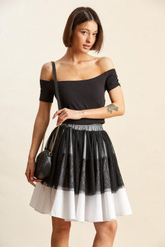 Юбка Rivoli 4070.1 черно-белый - фото 5