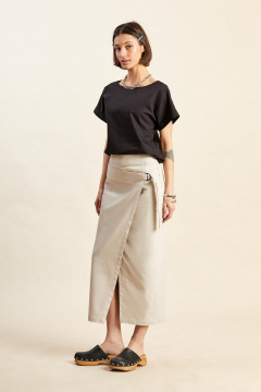 Юбка Rivoli 4071 серо-розовый - фото 2