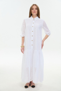 Платье NikVa 800-10 белый - фото 5
