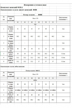 Жилет, юбка Rivoli 9028.1 черный - фото 5