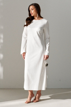 Платье AltaModa 1055 белый - фото 3