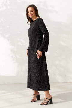 Платье AltaModa 1055-1 черный - фото 3