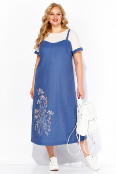Платье Линия Л Б-2119 голубой - фото 2