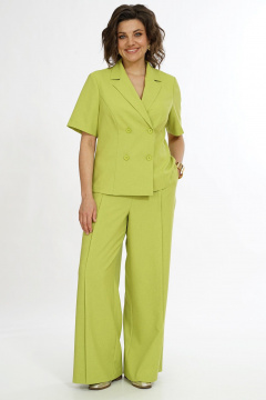 Брюки, жакет Alani Collection 2561 олива - фото 2