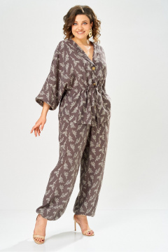 Блуза, брюки Bonna Image 1059/1 коричневый - фото 1