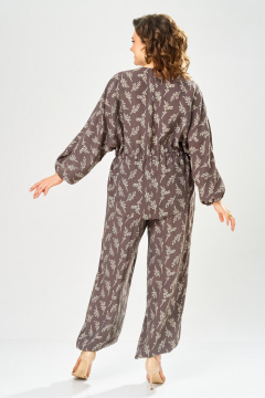 Блуза, брюки Bonna Image 1059/1 коричневый - фото 4