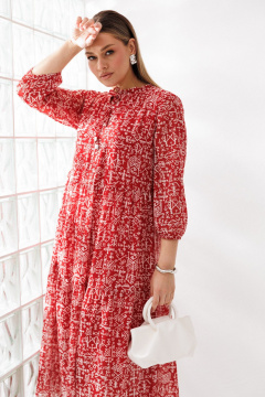 Платье Mubliz 290 красный - фото 5