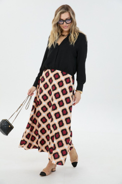 Блуза, юбка LM К1870114 ромбы - фото 2