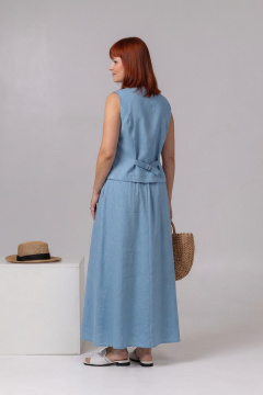 Юбка Соджи 704 голубой - фото 2