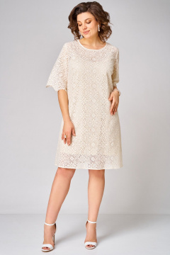Платье Мишель стиль 1361 бежевый - фото 3