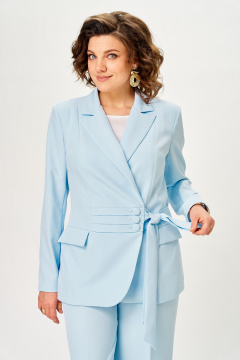 Брюки, жакет ANASTASIA MAK 1277 голубой - фото 4