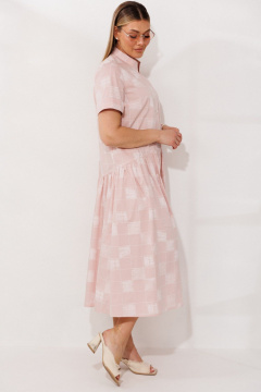 Платье Мода Юрс 26-2981 розовый - фото 4