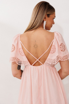 Платье Мода Юрс 26-2980 пудра - фото 5