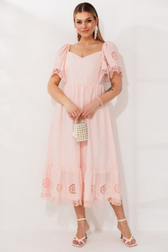 Платье Мода Юрс 26-2980 пудра - фото 1