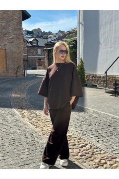 Брюки, майка ICY Street 25ICY095 шоколад - фото 5