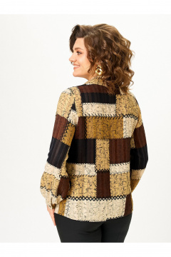 Блуза Zlata 4468 шоколадный - фото 5