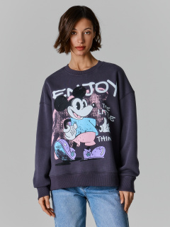 Свитшот Mark Formelle 122813/1/25-42162П-7П металлический_серый_печать_3_сл_на_пол - фото 1