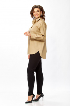 Рубашка Avenue 0343-2 песочный - фото 2