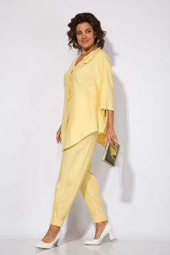 Блуза, брюки Liliana 1450Н желтый-лимонный - фото 2