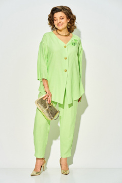 Блуза, брюки Liliana 1450Н яблоко - фото 1