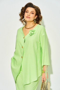 Блуза, брюки Liliana 1450Н яблоко - фото 2