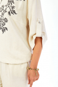 Брюки, жакет Grace for you 281 бежевый - фото 5