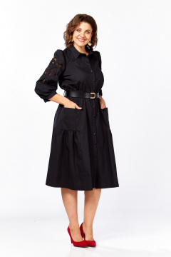Платье Rishelie 996.2 черный - фото 1