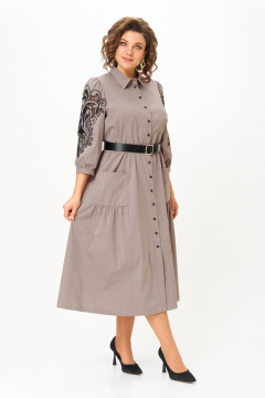 Платье Rishelie 996.4 бежевая_пудра - фото 5