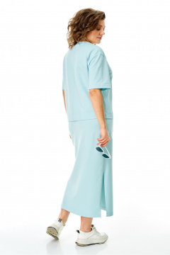 Джемпер, юбка Karina deLux 1441 голубой - фото 4