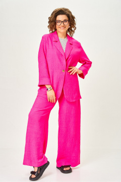 Брюки, жакет Michel chic 1446/1 фуксия - фото 1