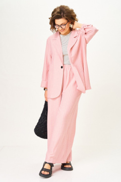 Брюки, жакет Michel chic 1446/1 зефирно-розовый - фото 5