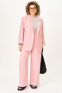 Брюки, жакет Michel chic 1446/1 зефирно-розовый - фото 1