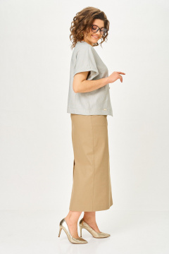 Жакет, юбка Michel chic 1422 кэмел - фото 4