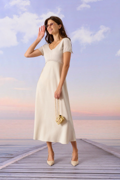 Платье Barbara Geratti С2002BG кремовый - фото 3