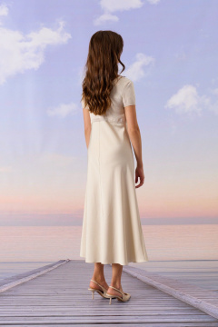 Платье Barbara Geratti С2002BG кремовый - фото 2