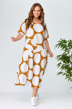 Платье Anastasia м-999.1 молочный - фото 2